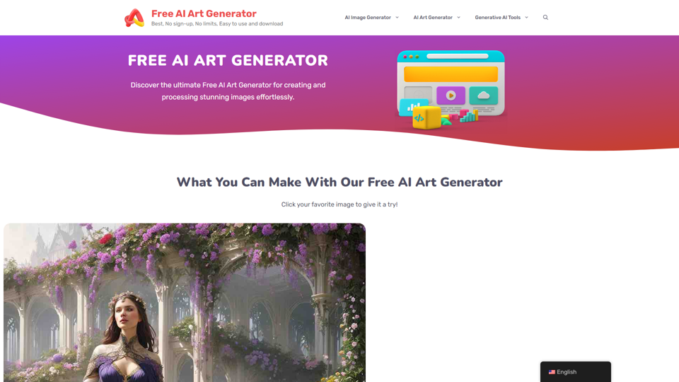 Free AI Art Generator | No Sign-up, Unlimited, No.1 Creator