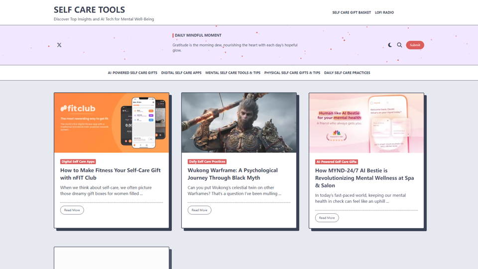 Self Care Tools - Discover Top Insights and AI Tech for Mental Well-Being