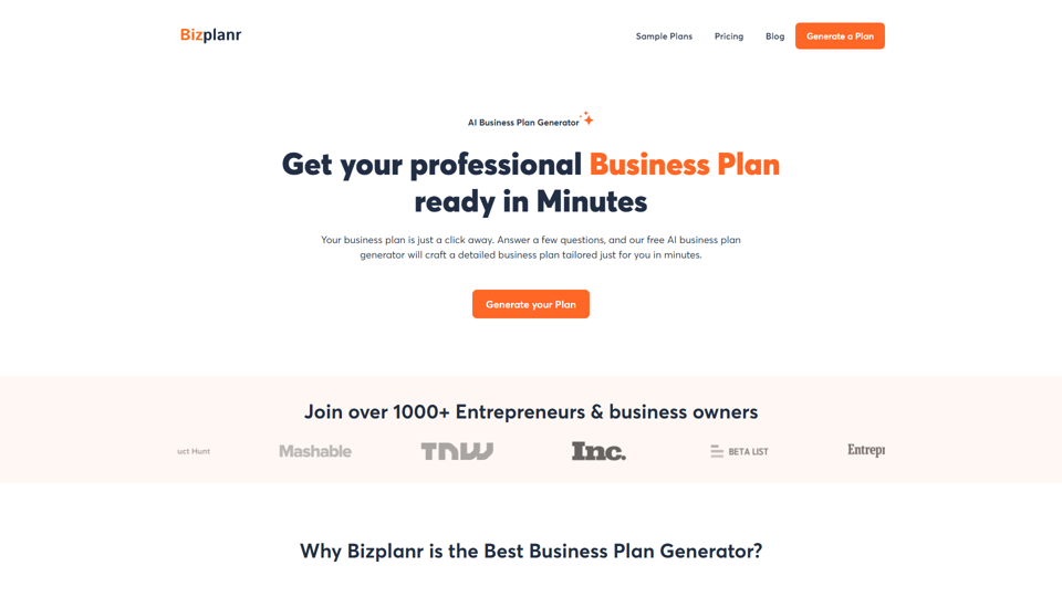 AI Business Plan Generator: Create Your Plan in Minutes