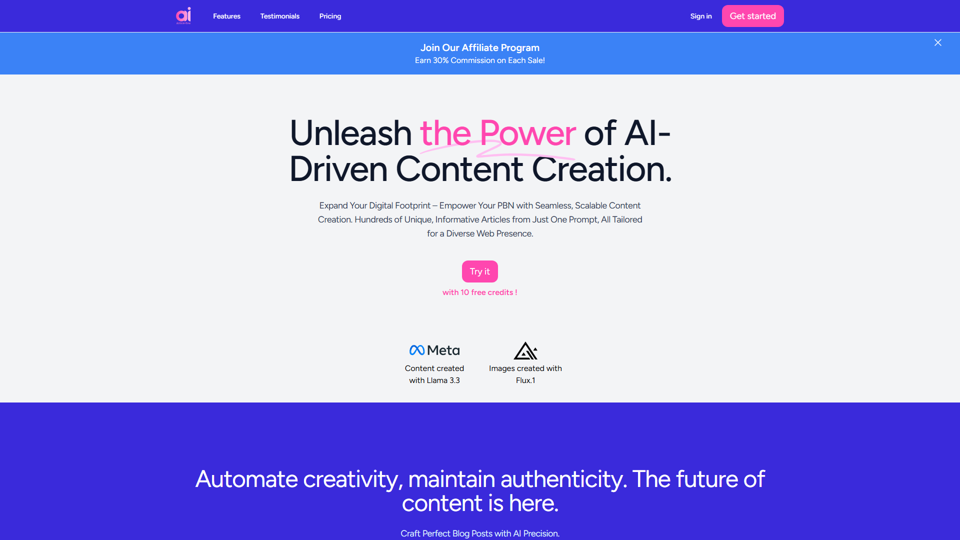 The best AI driven content creator - AIrticle-flow